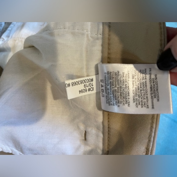 Express Mens Pants 36 x 32 Skinny Chino Khaki Flat Front 365 Comfort - Picture 5 of 5